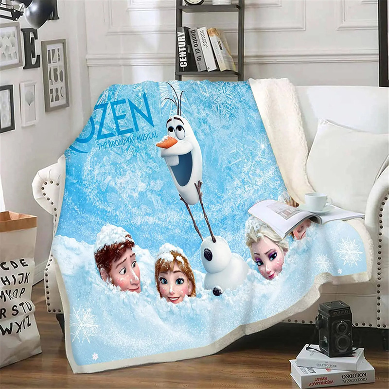 Frozen Blanket Frozen Sherpa Blanket Frozen Blanket Throw Frozen Twin Blanket Frozen Baby Blanket