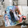 Frozen Blankets Frozen FLeece Blanket Frozen Blanket Throw Frozen Twin Blanket Frozen Baby Blanket frozen blankets frozen sherpa blanket throw blanket v44