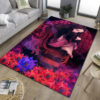 kamado nezuko demon slayer area rug demon slayer carpet bedroom area rug indoor outdoor rugs v216