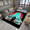 kamado nezuko demon slayer area rug demon slayer carpet dining room rug indoor outdoor rugs v424