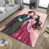 kamado nezuko demon slayer area rug demon slayer carpet kitchen rug indoor rugs v289