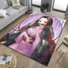 kamado nezuko demon slayer rug demon slayer carpet bathroom rug outdoor rug v327