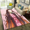kamado nezuko demon slayer rug demon slayer carpet kitchen rug outdoor rug v128