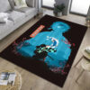 kamado tanjiro demon slayer area rug demon slayer carpet dining room rugs indoor rugs v440