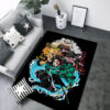 kamado tanjiro demon slayer area rug demon slayer carpet living room area rug outdoor rugs v276