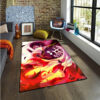 kamado tanjiro demon slayer area rug demon slayer carpet living room rug outdoor rugs v209