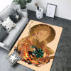 Kamado Tanjiro Demon Slayer Rug Demon Slayer Carpet Bedroom Rug Indoor Indoor Rug kamado tanjiro demon slayer rug demon slayer carpet bathroom rug indoor outdoor rug v363