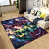 Kamado Tanjiro Demon Slayer Rug Demon Slayer Carpet Bedroom Rug Indoor Rugs kamado tanjiro demon slayer rug demon slayer carpet bathroom rug outdoor rugs v213