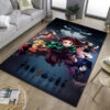 kamado tanjiro demon slayer rug demon slayer carpet living room area rug outdoor rugs v285