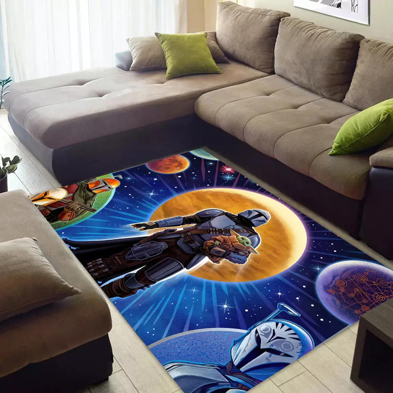 Mandalorian Area Rugs Star Wars Area Rug Mandalorian Carpets Kitchen Area Rug Indoor Rug