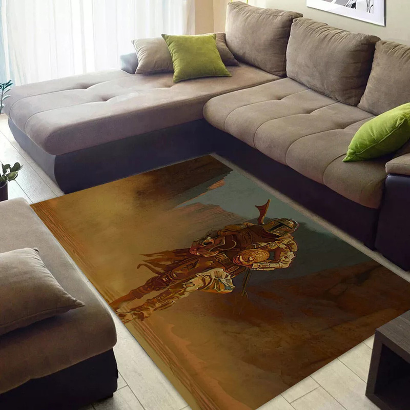 Mandalorian Rugs Star Wars Area Rug Mandalorian Carpet Living Room Rug Indoor Rugs