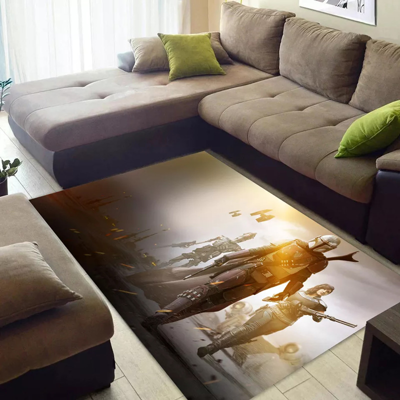 Mandalorian Rug Star Wars Rugs Mandalorian Carpets Living Room Area Rug Indoor Rug