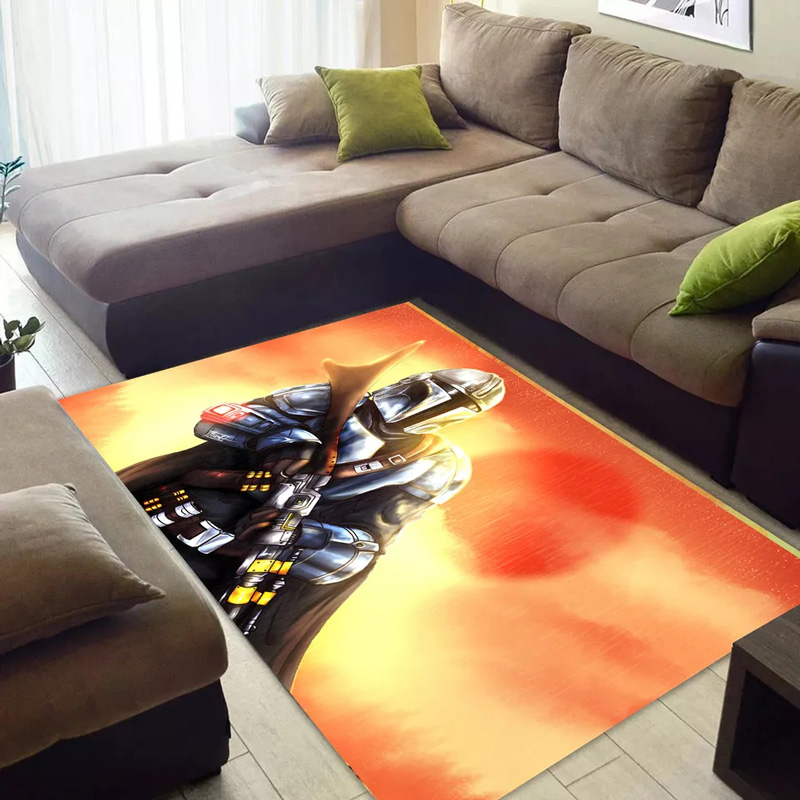Mandalorian Rugs Star Wars Area Rugs Mandalorian Carpets Living Room Rug Indoor Rugs