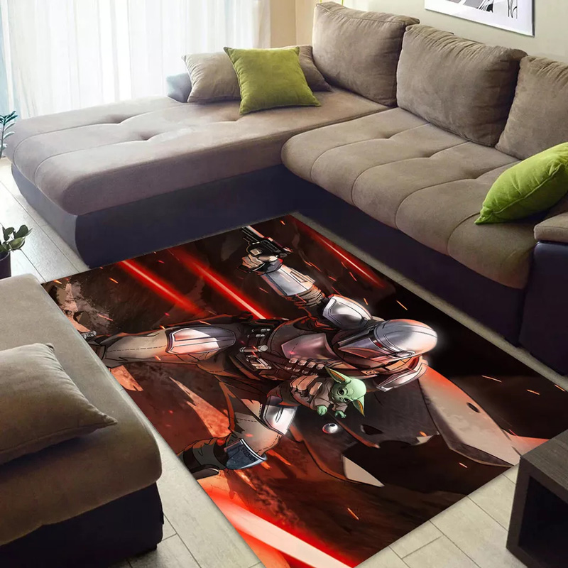 Mandalorian Area Rugs Star Wars Rugs Mandalorian Carpet Bedroom Area Rug Indoor Rug