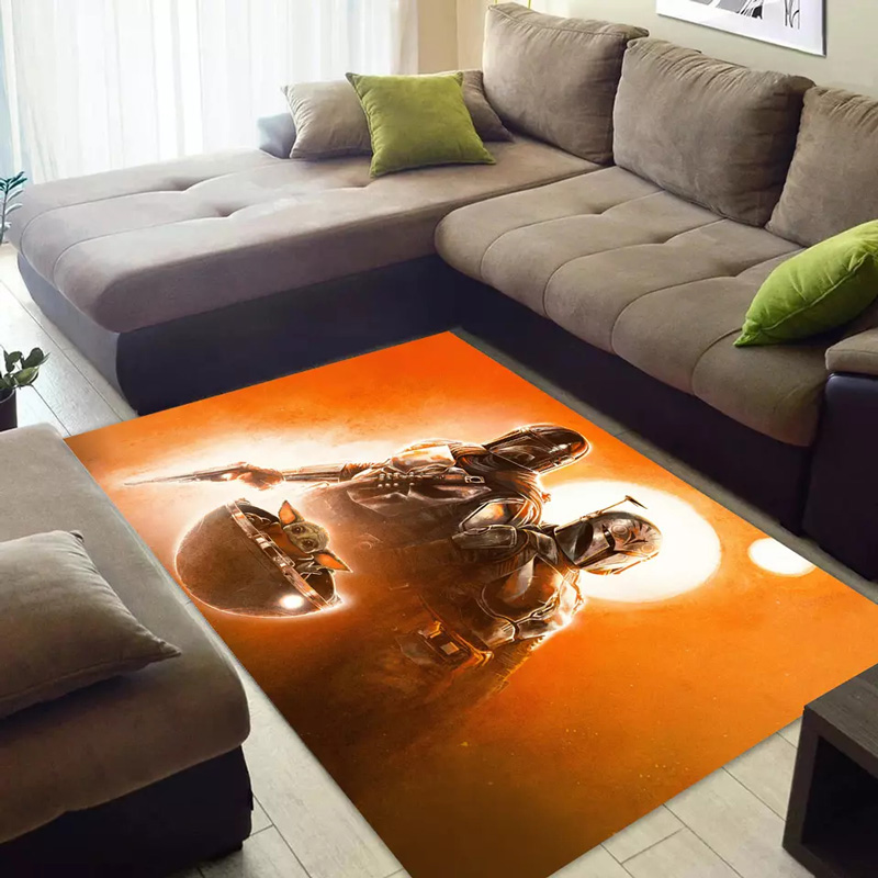 Mandalorian Rugs Star Wars Rug Mandalorian Carpet Living Room Rug Indoor Rugs