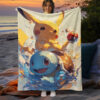 Pokemon Blanket Pokemon FLeece Blanket Pokemon Blanket Throw Pokemon Twin Blanket Pokemon Baby Blanket pokemon blanket pokemon fleece blanket throw blanket v59