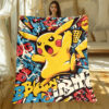Pokemon Blankets Pokemon Sherpa Blanket Pokemon Throw Blanket Pokemon Blanket Twin Pokemon Queen Blanket pokemon blanket pokemon sherpa blanket throw blanket v16
