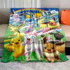 Pokemon Blanket Pokemon Sherpa Blanket Pokemon Blanket Throw Pokemon Twin Blanket Pokemon Queen Blanket pokemon blankets pokemon sherpa blanket throw blanket v11