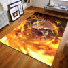 rengoku kyojuro demon slayer area rug demon slayer carpet bathroom rug indoor outdoor rug v197