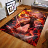 rengoku kyojuro demon slayer area rug demon slayer carpet bathroom rugs indoor rugs v58