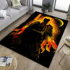 rengoku kyojuro demon slayer area rug demon slayer carpet bedroom area rug indoor rugs v340