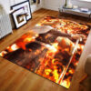Rengoku Kyojuro Demon Slayer Area Rug Demon Slayer Carpet Bedroom Rug Indoor Rug rengoku kyojuro demon slayer area rug demon slayer carpet bedroom rug outdoor rug v107