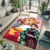 Rengoku Kyojuro Demon Slayer Area Rug Demon Slayer Carpet Bedroom Rug Indoor Rugs rengoku kyojuro demon slayer area rug demon slayer carpet bedroom rug outdoor rugs v249
