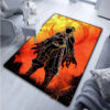 rengoku kyojuro demon slayer area rug demon slayer carpet living room area rug outdoor rugs v206