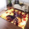 rengoku kyojuro demon slayer area rug demon slayer carpet living room rug outdoor rug v321