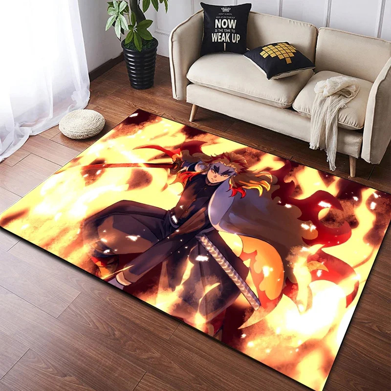 rengoku-kyojuro-demon-slayer-area-rug-demon-slayer-carpet-living-room-rug-outdoor-rug-v321 rengoku kyojuro demon slayer area rug demon slayer carpet living room rug outdoor rug v321