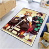Rengoku Kyojuro Demon Slayer Area Rug Demon Slayer Carpet Living Room Rug Indoor Rug rengoku kyojuro demon slayer area rug demon slayer carpet living room rug outdoor rug v459