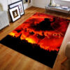 rengoku kyojuro demon slayer rug demon slayer carpet dining room rug indoor outdoor rug v457