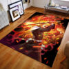 rengoku kyojuro demon slayer rug demon slayer carpet kitchen rug outdoor rug v135