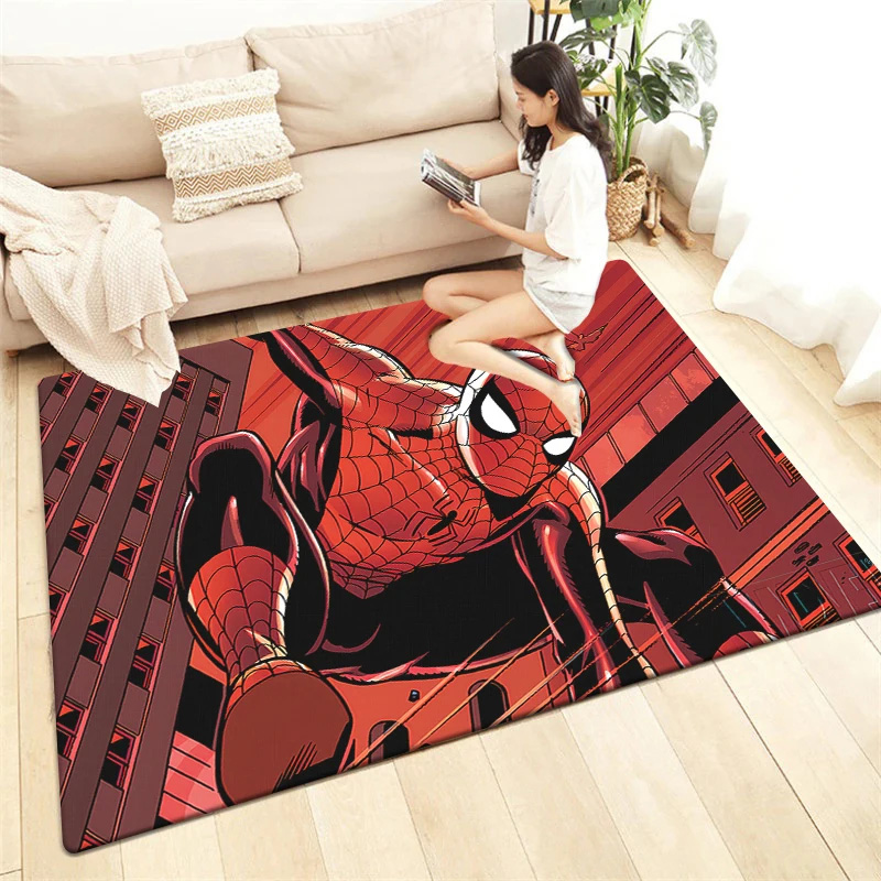 Spiderman Area Rug Spiderman Carpet Kitchen Rug Indoor Rug