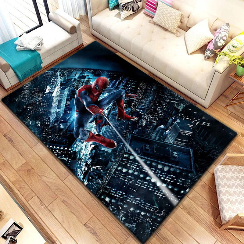 Spiderman Rugs Spiderman Carpets Living Room Area Rug Indoor Rug