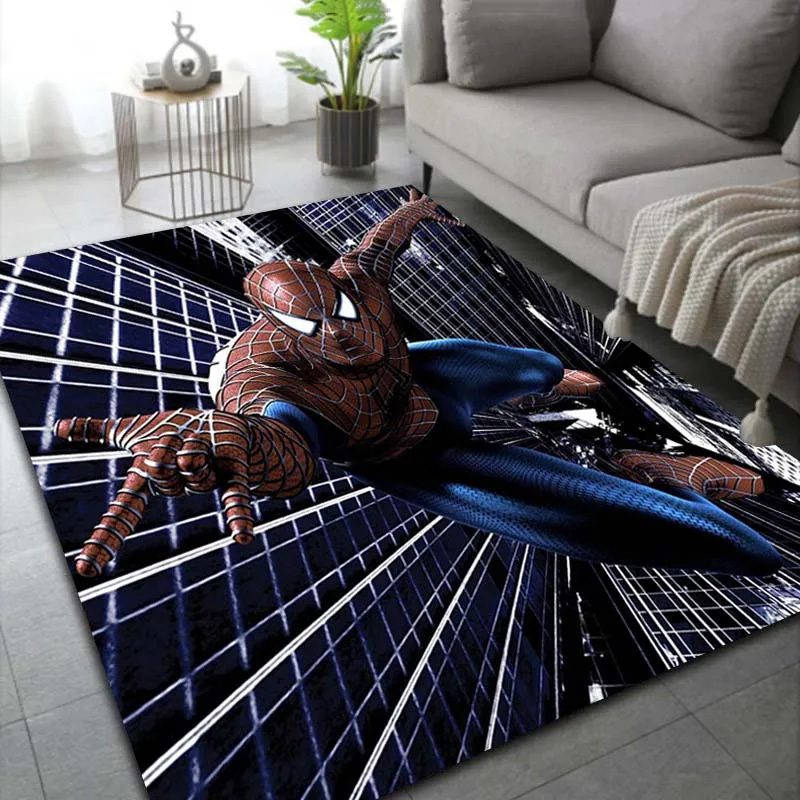 Spiderman Rugs Spiderman Carpet Living Room Area Rug Indoor Rugs