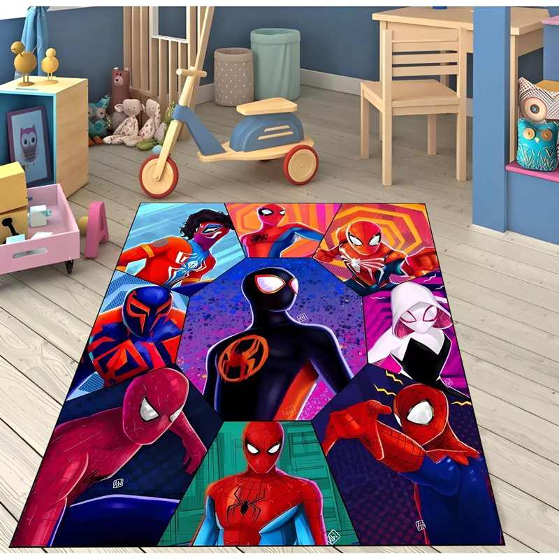 Spiderman Area Rug Spiderman Carpet Living Room Area Rug Indoor Rug