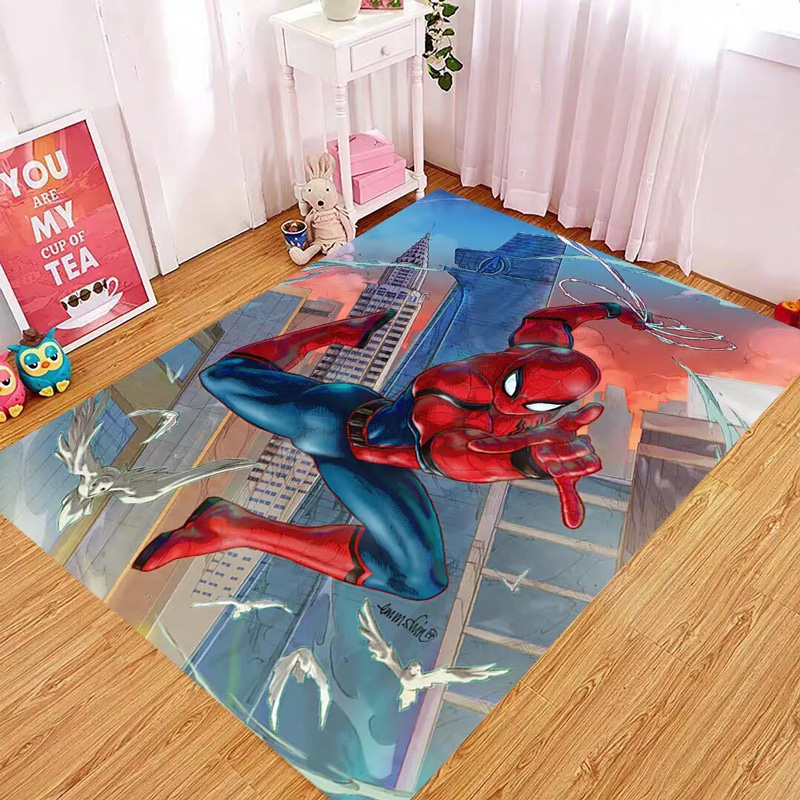 Spiderman Rugs Spiderman Carpets Bedroom Area Rug Indoor Rugs
