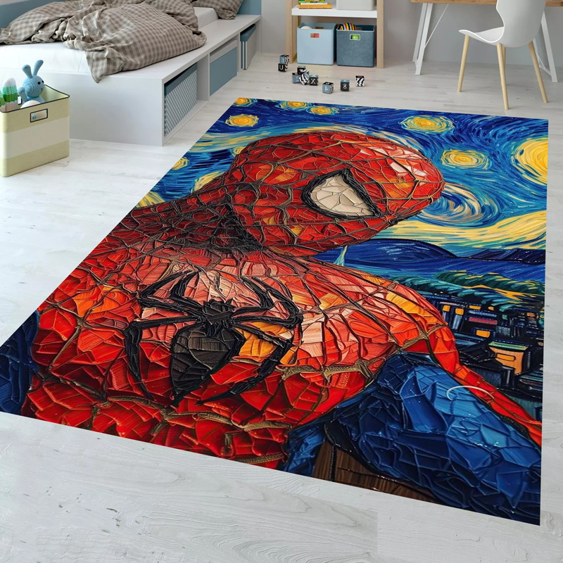 Spiderman Rugs Spiderman Carpets Living Room Area Rug Indoor Rug