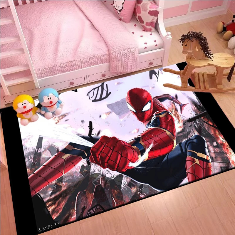 Spiderman Rugs Spiderman Carpet Living Room Area Rug Indoor Rug