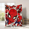 spiderman blanket spiderman fleece blanket throw blanket v64