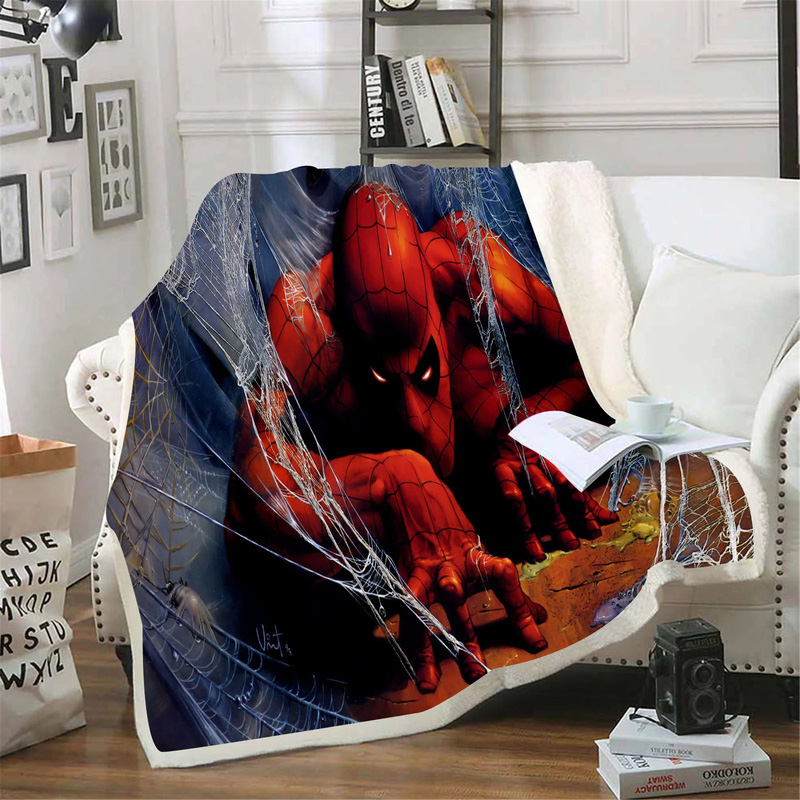 Spiderman Blanket Spiderman FLeece Blanket Spiderman Blanket Throw Spiderman Blanket Twin Spiderman Queen Blanket