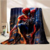 spiderman blanket spiderman sherpa blanket throw blanket v4