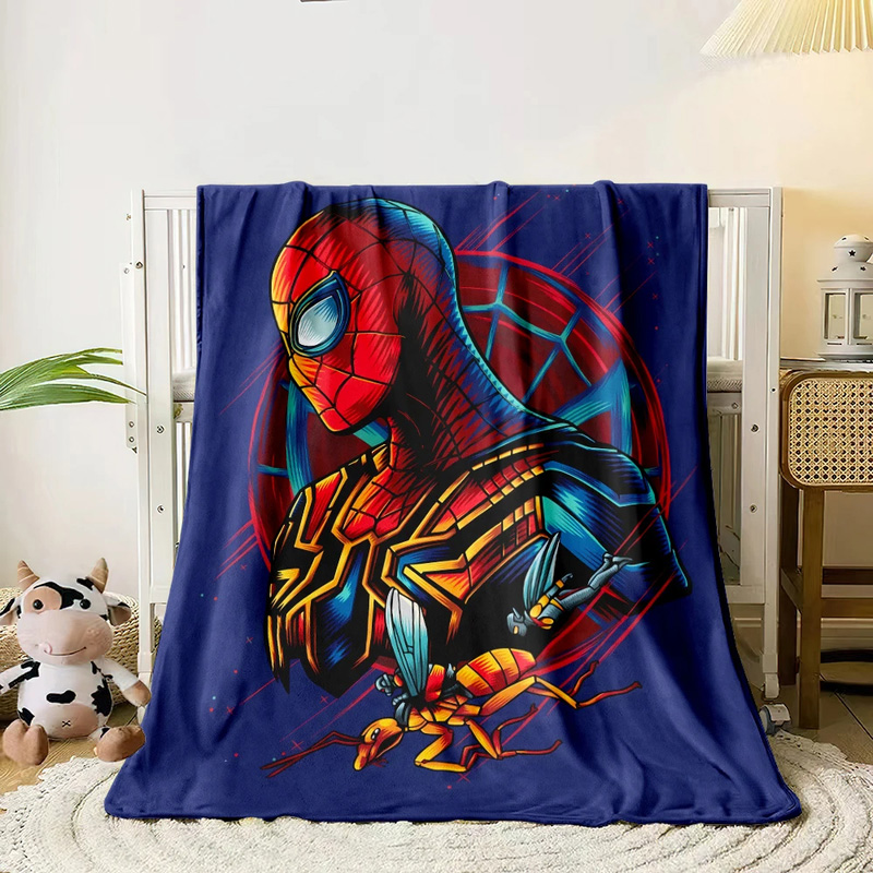 Spiderman Blankets Spiderman FLeece Blanket Spiderman Blanket Throw Spiderman Twin Blanket Spiderman Baby Blanket