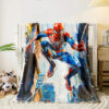 spiderman blankets spiderman sherpa blanket throw blanket v1