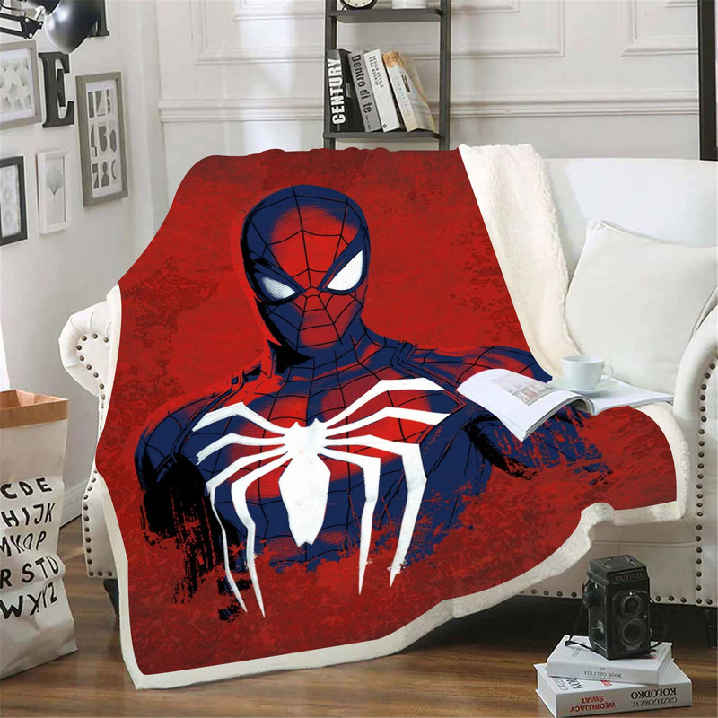 Spiderman Blankets Spiderman FLeece Blanket Spiderman Blanket Throw Spiderman Twin Blanket Spiderman Queen Blanket