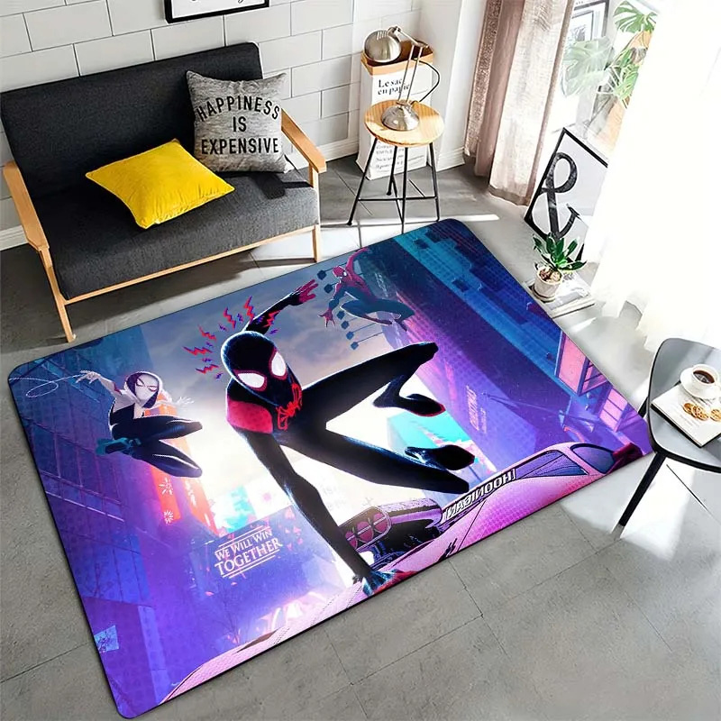 Spiderman Area Rugs Spiderman Carpet Dining Room Rugs Indoor Rug