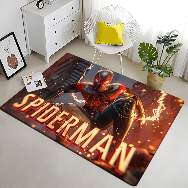 Spiderman Area Rug Spiderman Carpets Bedroom Rug Indoor Rug