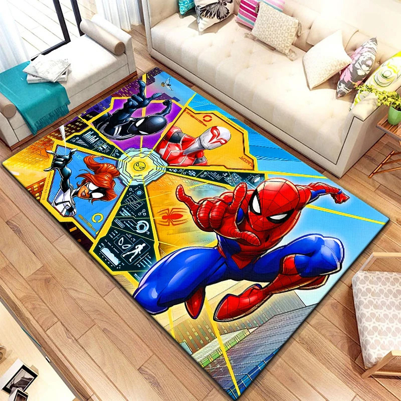Spiderman Area Rugs Spiderman Carpet Living Room Rug Indoor Rug