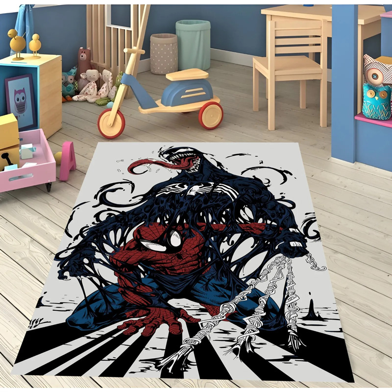 Spiderman Rug Spiderman Carpet Living Room Rug Indoor Rug